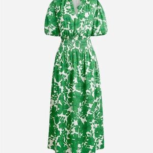 Floral Green Dress